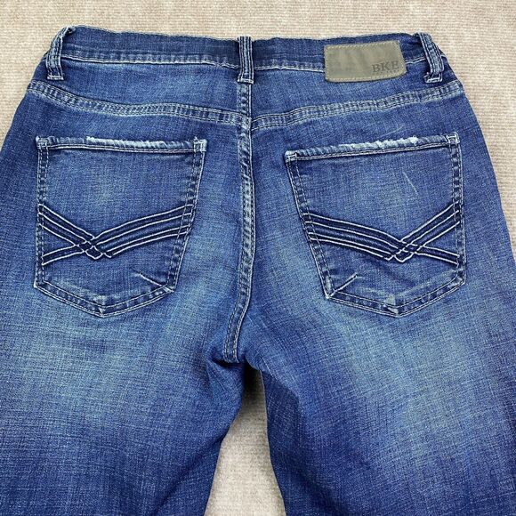 Bke Jeans Alec Men’s 30 Blue Straight Cotton Stretch Western Y2k Mens - Picture 11 of 16